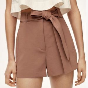 Wilfred Aritzia Tie Shorts